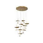 Eurofase Lagatto 41910-016 3-Lights 24W Bronze Chandelier