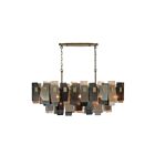 Eurofase Cocolina 43874-019 10-Lights 110W Antique Brass Chandelier