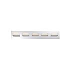 Eurofase Lighting Olson 28022-015 Chrome 5-Lights 25W LED Bathbar