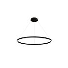Eurofase Lighting 31472-021 SPUNTO 72W Matte Black Round Chandelier