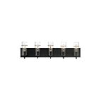 Eurofase PISTA 34136-031 5-Lights 300W Black Vanity Light