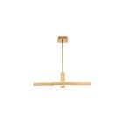 Eurofase Lighting 37063-023 CAMENO 54W Satin Gold Linear Chandelier