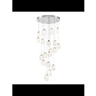 Eurofase PAGET 37192-023 19-Lights Chrome 95W LED Chandelier