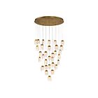 Eurofase Lighting 37193-010 PAGET 31-Light 155W Gold LED Chandelier