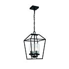 Eurofase Bastille 41960-011 4-Lights Satin Black 240W Pendant