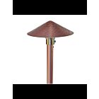 Focus Industries AL-19-HHAH-COP Unfinished Copper 20W LED Hammered Hat Area Light