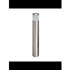 Focus Industries AL08LGDMS2L24BLT Black texture 3W LED Large Aluminum Bollard