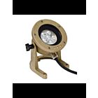Focus Industries SL-11-LEDM7WFBRS Brass 7W LED Cast Brass Underwater Light