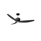 Kendal Lighting ELEMONT AC30452-BLK-SN 3-blades Matte Black/Satin Nickel 52" Ceiling Fan