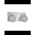 Kendal Lighting Crys VF4200-2L-CH Chrome 2-Lights 100W Vanity Light