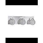 Kendal Lighting Crys VF4200-3L-CH Chrome 3-Lights 150W Vanity Light