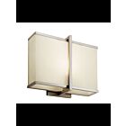 Kichler 10421SNLED 1-Light Satin Nickel 16W LED Wall Sconce