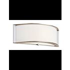 Kichler 10630PNLED 1-Light Polished Nickel 16W LED Wall Sconce