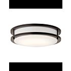 Kichler 10784OZLED 1-Light Olde Bronze 23W LED Flush Mount Ceiling Light