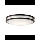 Kichler 10788OZLED 1-Light Olde Bronze 48W LED Flush Mount Ceiling Light