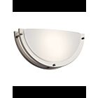 Kichler 10790NILED 1-Light Brushed Nickel 15W LED Wall Sconce