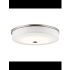 Kichler 10886NILED 1-Light Brushed Nickel 34W LED Flush Mount Ceiling Light