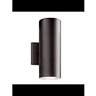 Kichler 11251AZT30 1-Light Textured Architectural Bronze 15W LED Outdoor Wall Light