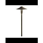 Kichler 15810CBR27 8-Lights Brass 3.00W LED Dome Path Light