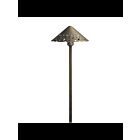 Kichler 15871CBR27 3-Lights Brass 4W LED Hammered Roof Path Light
