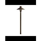 Kichler 15878CBR27 3-Lights Brass 3.00W LED Traditional Path Light