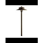 Kichler 15880CBR27 3-Lights Brass 3.00W LED Path Light