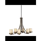 Kichler 1673OZ 6-Lights Olde Bronze 100W 1-Tier Chandelier