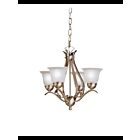 Kichler 2019NI 4-Lights Brushed Nickel 60W Mini Chandelier