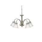 Kichler 2093NI 5-Lights Brushed Nickel 100W 1-Tier Chandelier