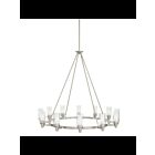 Kichler 2347NI 12-Lights Brushed Nickel 60W 1-Tier Chandelier