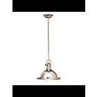 Kichler 2665PN 1-Light Polished Nickel 100W Pendant
