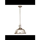 Kichler 2666PN 1-Light Polished Nickel 150W Pendant