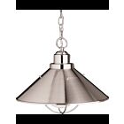 Kichler 2713NI 1-Light Brushed Nickel 150W Outdoor Pendant