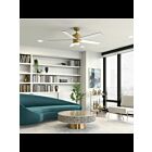 Kichler Brahm 300044NBR Natural Brass Ceiling Fan