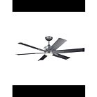 Kichler Szeplo 300300WSP Weathered Steel Powder Coat 17 Watt Ceiling Fan