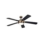Kichler 300415CHZ Character Bronze Ceiling Fan 