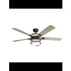 Kichler Ahrendale 310170WZC Weathered Zinc 17 Watt Ceiling Fan