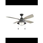 Kichler Seaside 310181WZC Weathered Zinc 17 Watt Ceiling Fan