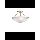 Kichler 3122NI 3-Lights Brushed Nickel 100W Semi-Flush Mount Ceiling Light