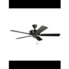Kichler 330015SBK Satin Black Ceiling Fan
