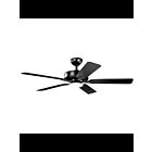 Kichler 330019SBK Satin Black 17 Watt Ceiling Fan