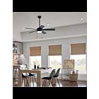 Kichler Starkk 330174SBK Satin Black Ceiling Fan