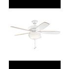 Kichler Terra 330347MWH Matte white Ceiling Fan