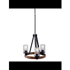 Kichler 34687 3-Lights Distressed Black 60W Mini Chandelier