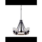 Kichler 34750 5-Lights Anvil Iron 60W 1-Tier Chandelier