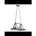 Kichler 34824 2-Lights Anvil Iron 60W Island Pendant