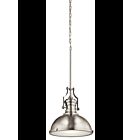Kichler 34863 1-Light Satin Nickel 6.50W LED Pendant