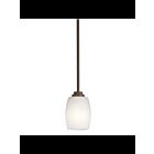 Kichler 3497OZSL18 1-Light Olde Bronze 10W LED Mini Pendant