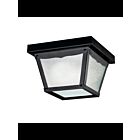 Kichler 365BK 1-Light Black 60W Outdoor Flush Mount