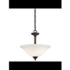 Kichler 3694OZWL18 2-Lights Olde Bronze 10W LED Convertible Pendant